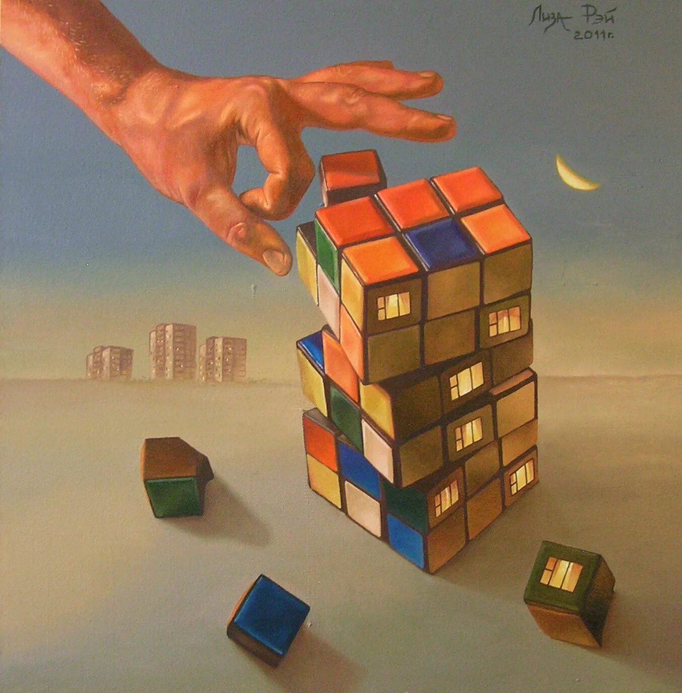 Креативный кубик Рубика. Art cube