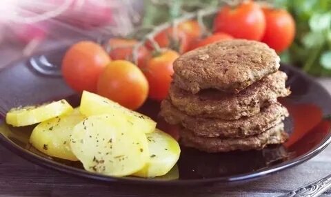 Котлеты из печени с мукой
