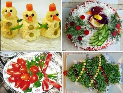 Дракон из продуктов на новогодний стол