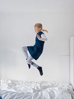 Jumping on the bed