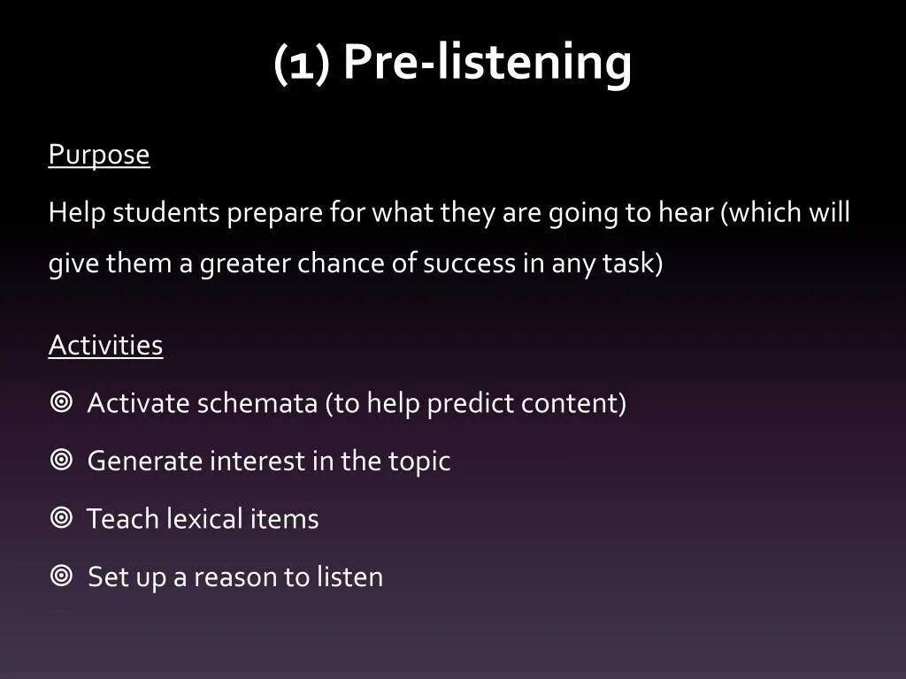 Task 1 listen to the recording. Pre listening. pre listening activities. listening task. pre listening activities examples.