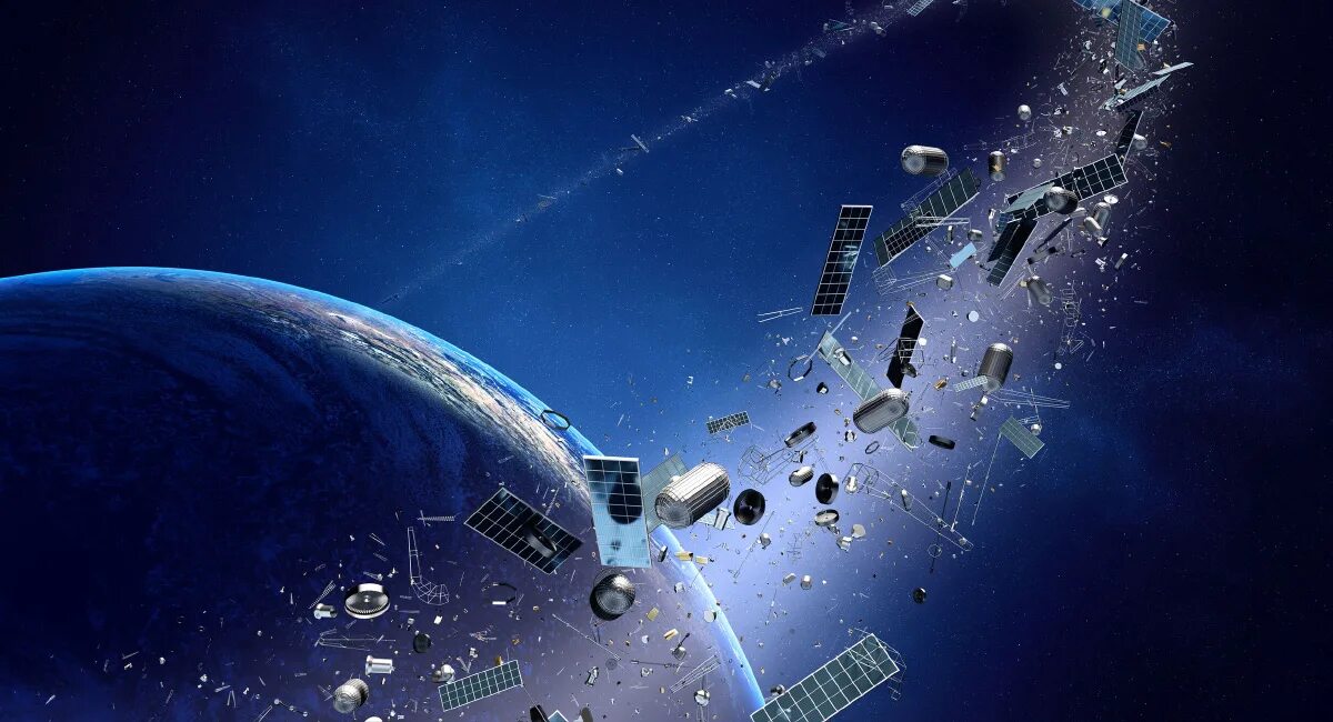 Space junk. Космический мусор. Спутники вокруг земли. Спутник на орбите. Кладбище спутников на орбите.