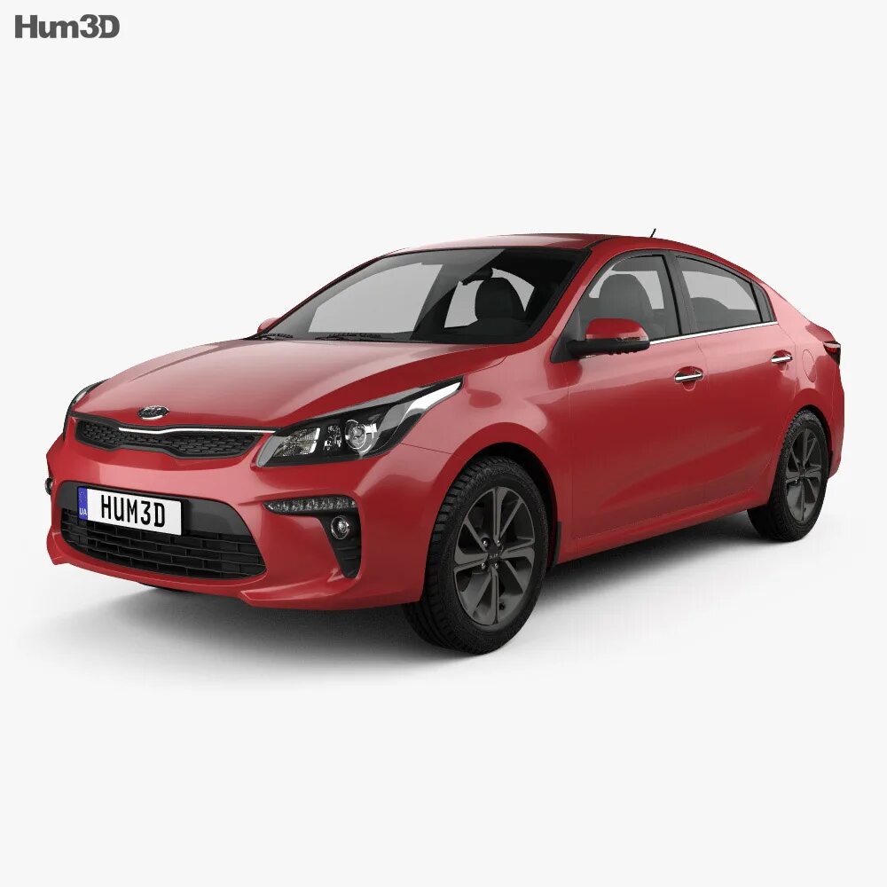 Kia Rio IV 2017 седан. Kia Rio 2019 седан. Kia Rio 2017 3d model. Kia Rio 2017 седан. Rio model