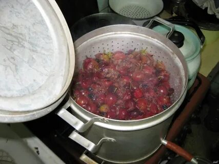 Сок из рябины в соковарке