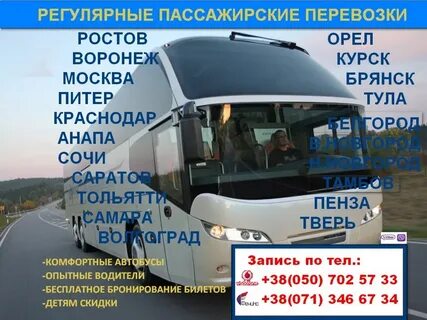 Автобус сочи ростов на дону