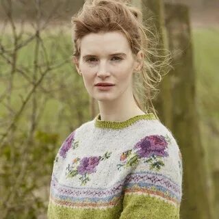 She knits