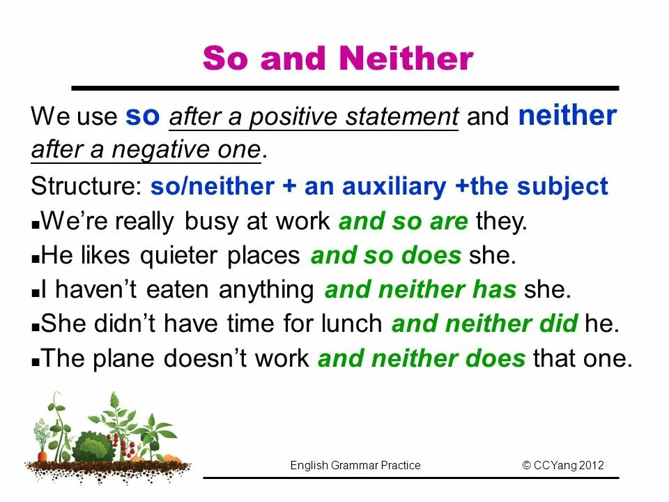 He was neither. So do i neither do i правило. So too either neither правило. So neither правило. So и neither в английском языке.