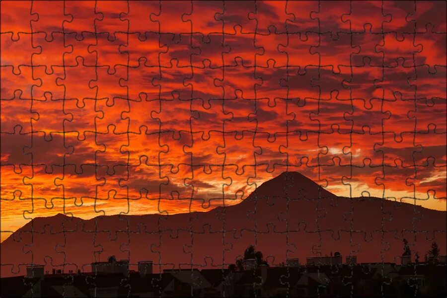 Red dusk