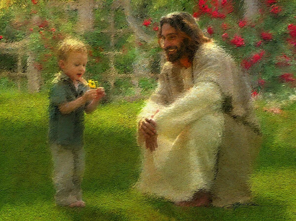 Притча о маме ангел хранитель. Грег олсен художник христос. Greg olsen. Бог дарит любовь. Отец небесный.
