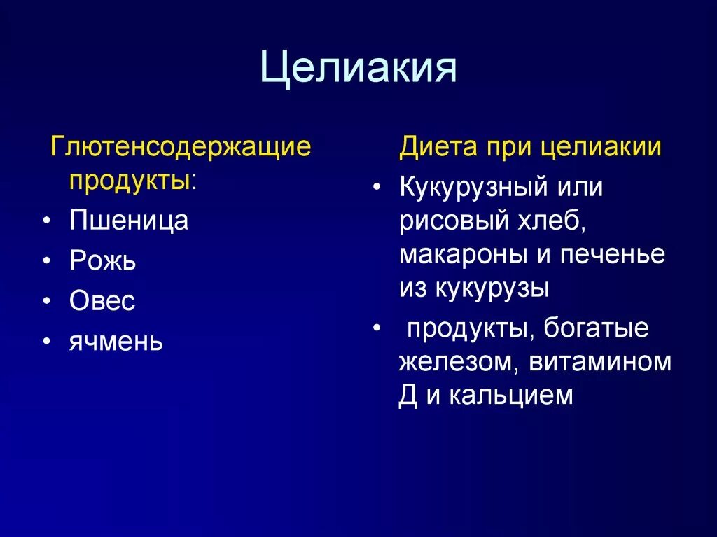 Глютеновая болезнь (целиакия). Целиакия это простыми словами