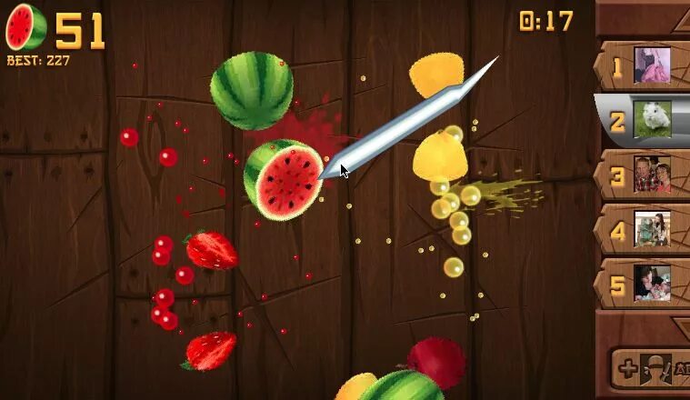 Игра ниндзя фруктов. Фруктовый ниндзя игра. Клинки из игры Fruit Ninja. Fruit Ninja клинки и Додзе. Игра разрезание фруктов.