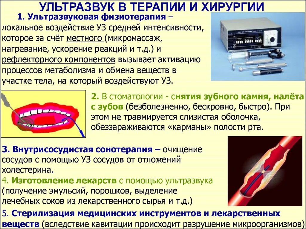 Ультразвук презентация по физике 9 класс. Ультразвук в медицине. использование ультразвука в медицине. ультразвуковая стерилизация медицинских инструментов. получение ультразвука.
