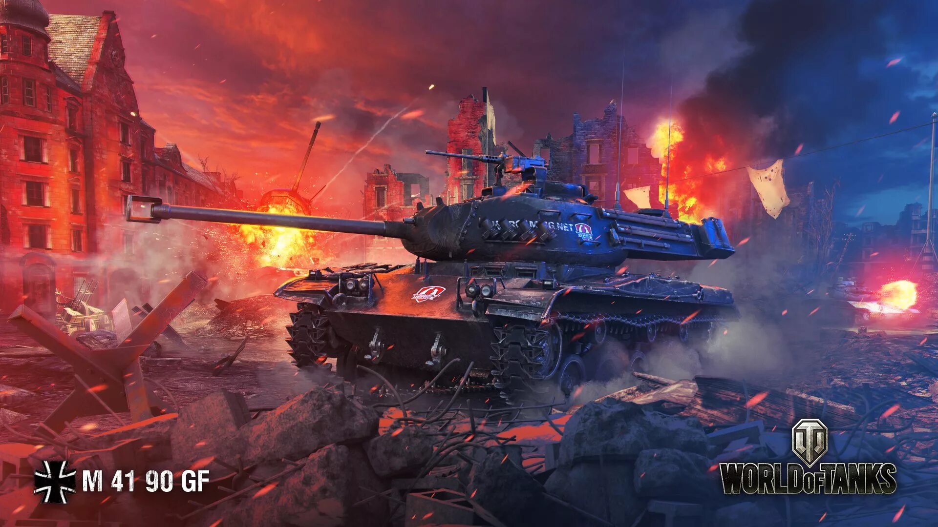 Вот а 4. Танк m41 90gf. 41 90 Gf. ЛЕКПЗ м41 90 вот блиц. World of Tanks черный бульдог.