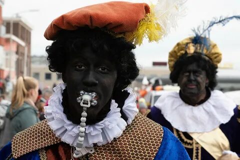 Dutch activists protest blackface Christmas character Black Pete 