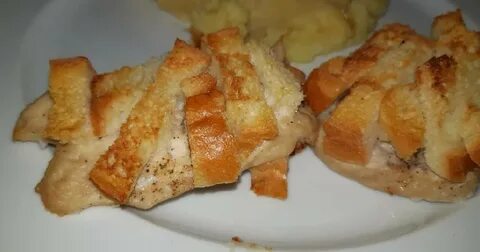 Куриное филе с сыром в сухарях