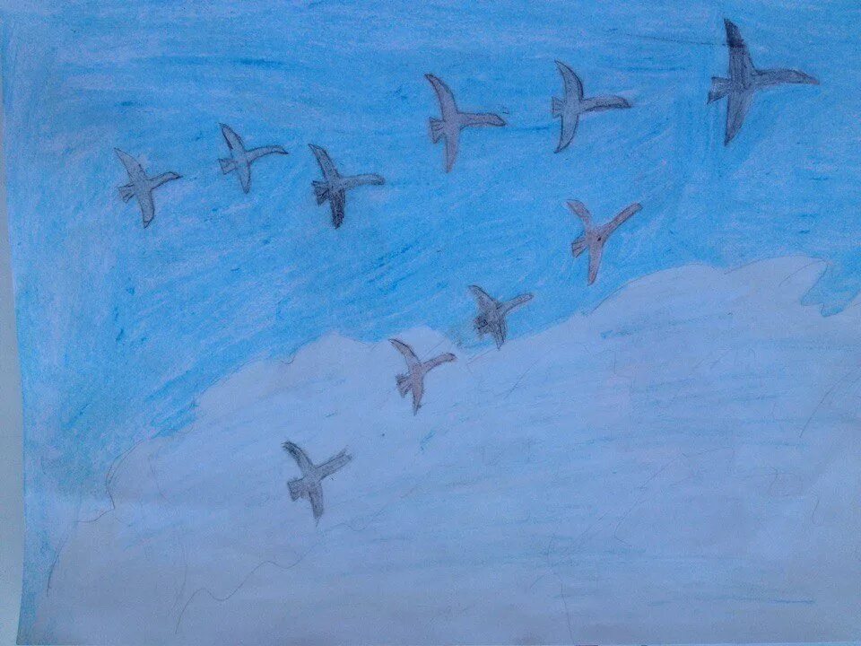Конспект занятия по рисованию перелетные птицы. Рисование перелетные птицы. Рисование в подготовительной группе птицы улетают. Рисование для детей перелетные птицы. Рисование на тему перелетные птицы.