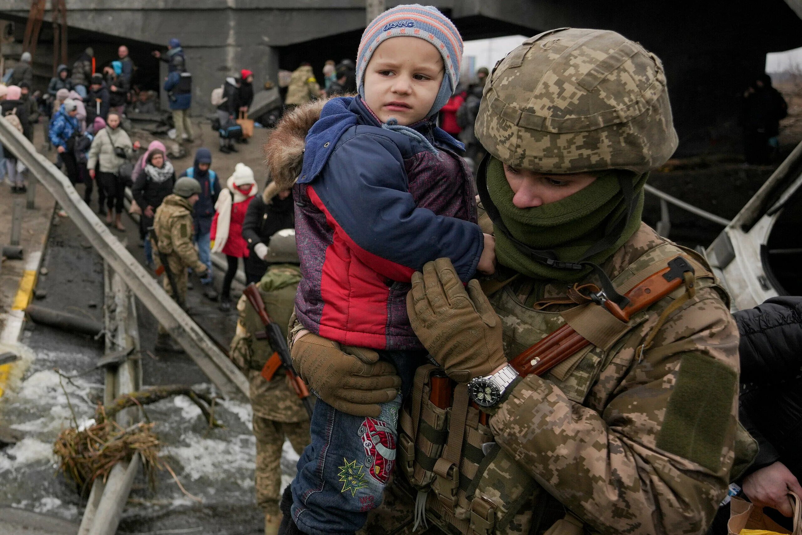 Дети военных на украине