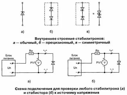 Проверка стабилитрона