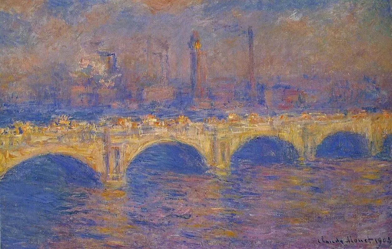 Моне время работы. Клод моне (1840-1926). картина. клод моне, «мост в аржантее»,1874.. импрессионизм клод моне. моне клод. мост ватерлоо 1903.