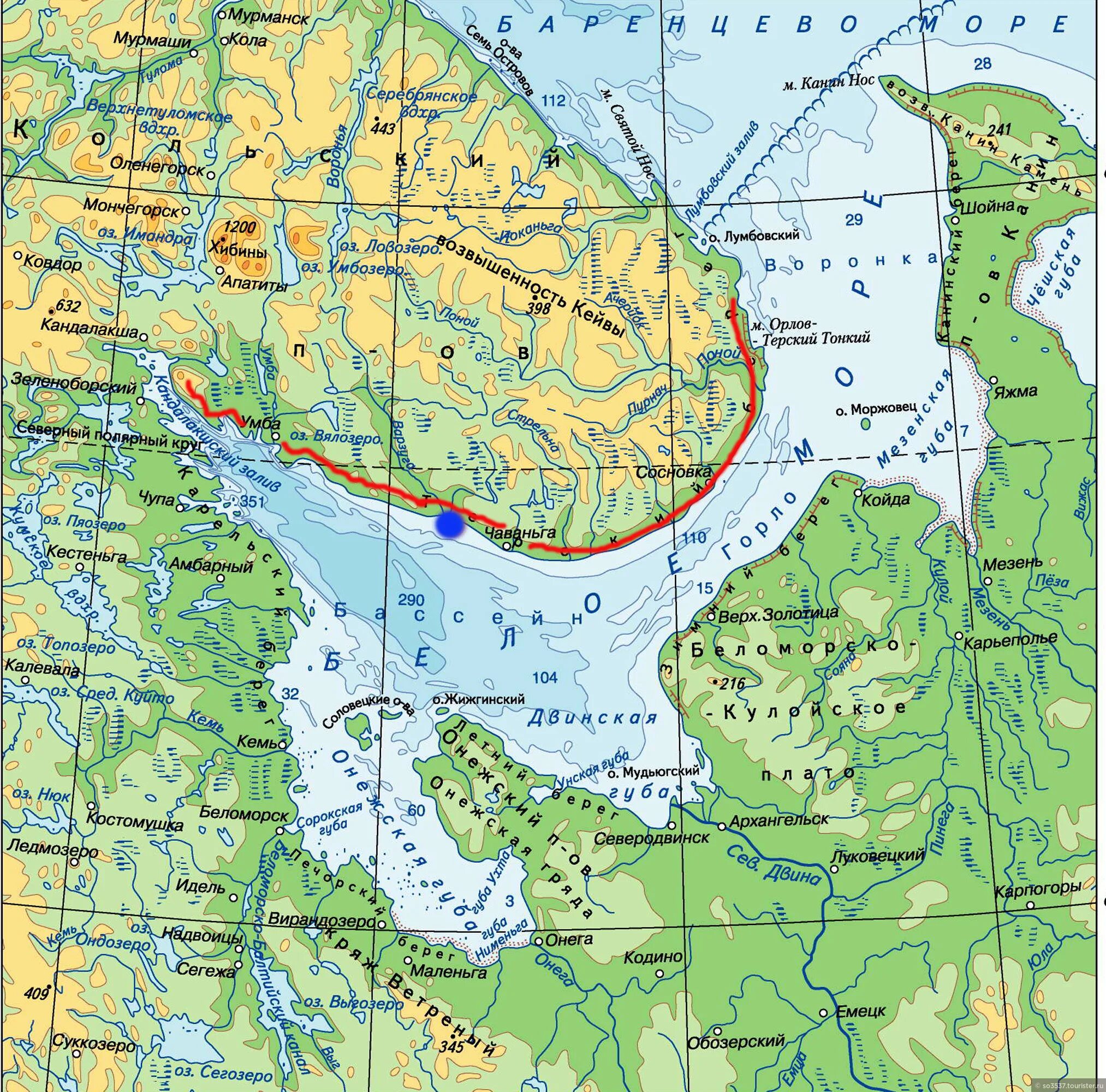 Реки баренцева моря в россии