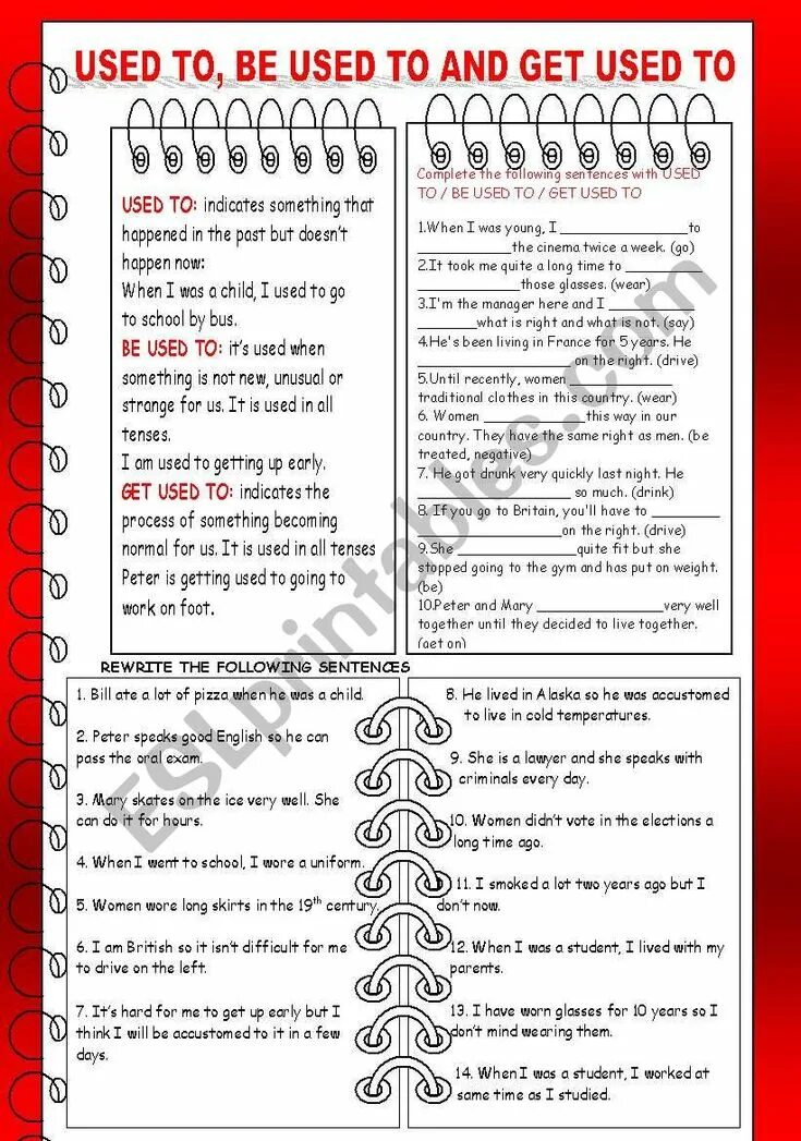 Used to get used to worksheets. Be used to get used to exercises. Упражнения на used to be used to get used. Be used to get used to Worksheets. Used to упражнения.