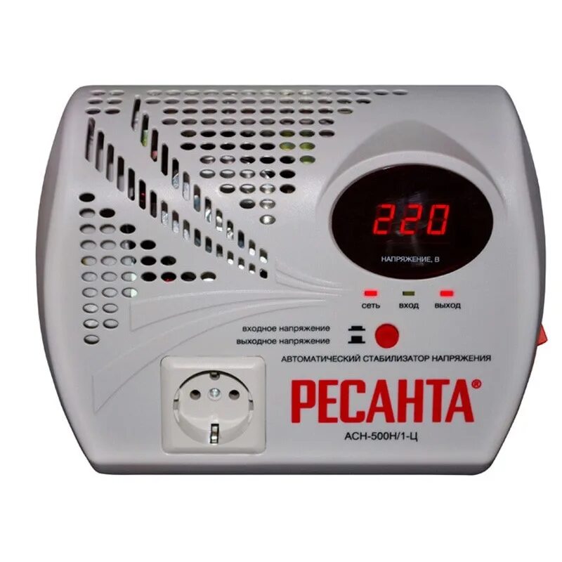 Ресанта нет напряжения на выходе. Стабилизатор асн- 500н11-ц (асн-500 н1-ц) ресанта. стабилизатор ресанта 500 н 1ц.