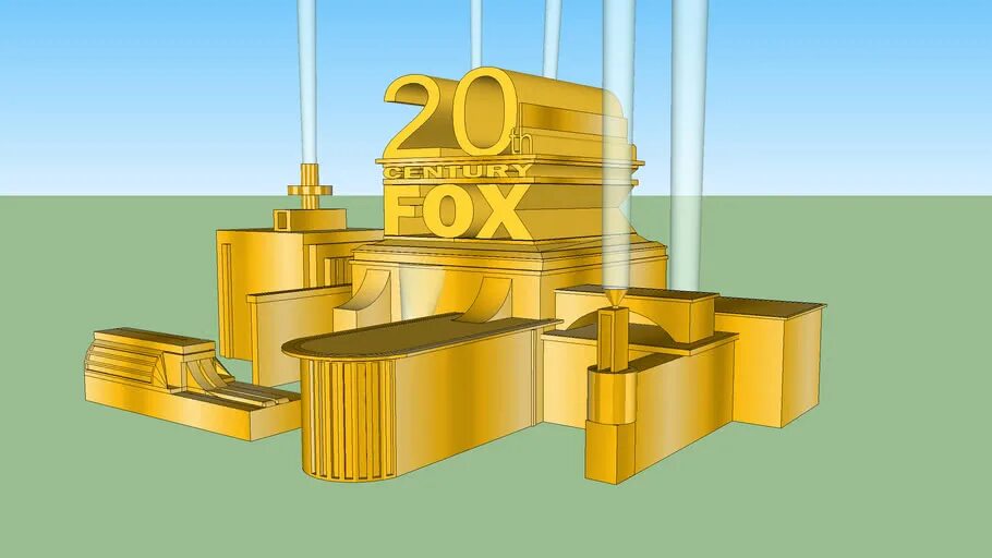 20th fox 3d. 20th Century Fox 3d Warehouse. 20th Century Fox Sketchup. 20 Век Фокс скетчап. 20th Century Fox Sketchfab.