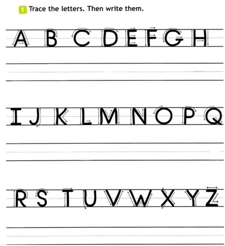 The needed letters on the