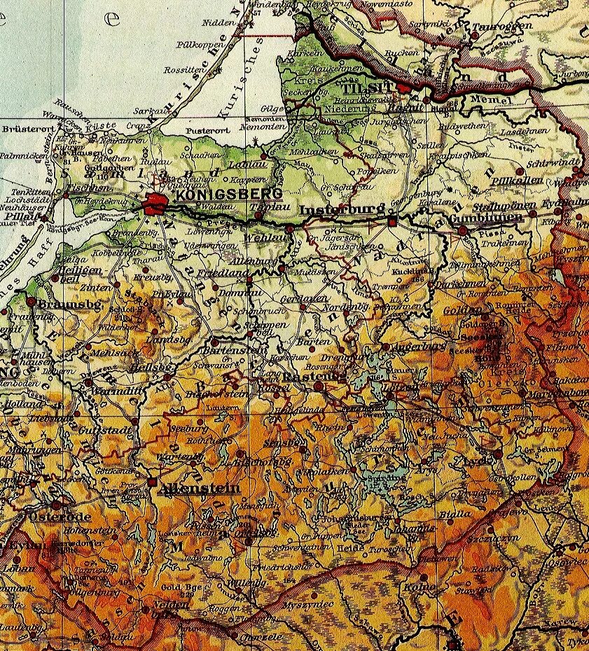 карта восточной пруссии 1939 года. граница восточной пруссии до 1945 на карте. карта восточной пруссии до 1939 года. карты восточной пруссии. пруссия на карте 18 века.