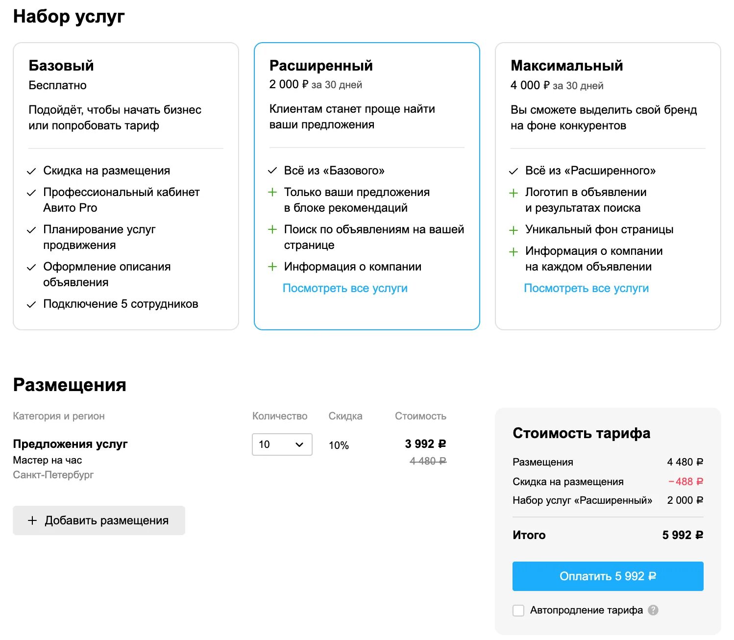 Как подключить расширенный. Тарифы авито. Тариф расширенный авито. Тарифы авито для бизнеса. Размещения бизнес тариф авито.