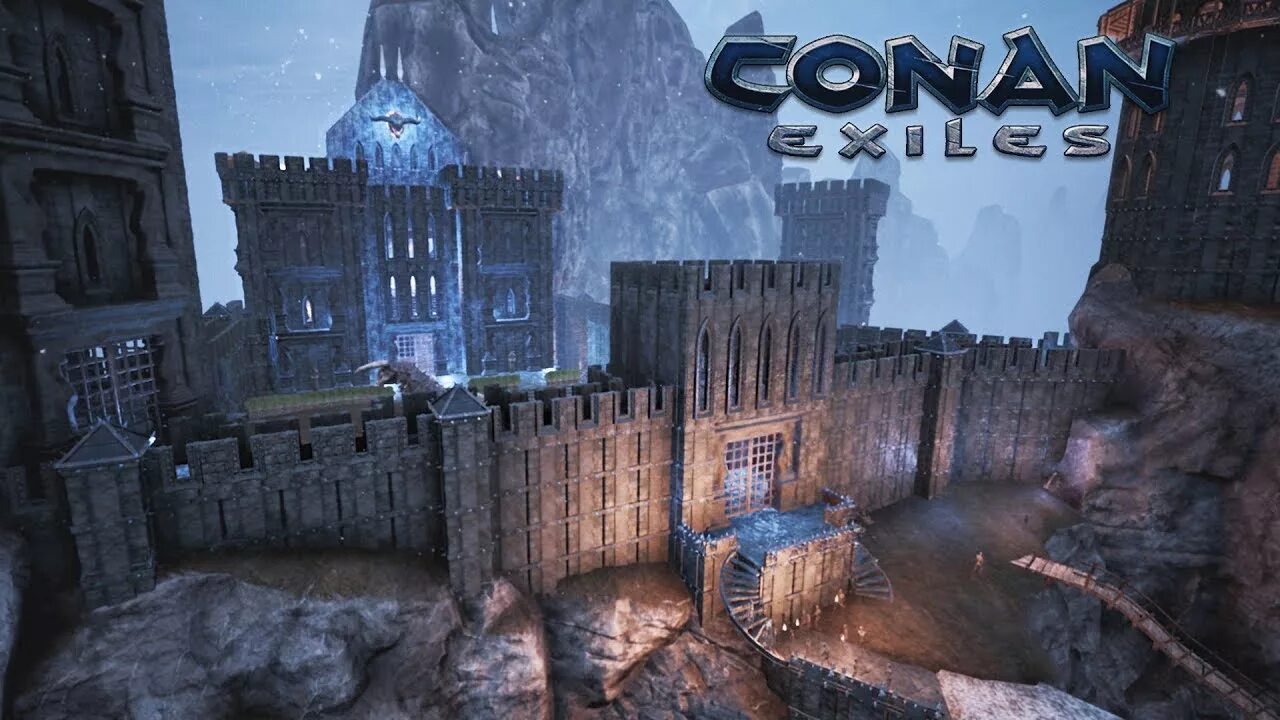 Замок Конан эксайл. Замки в игре Конан. Замки Конан Экзайлс. Conan Exiles крепость.