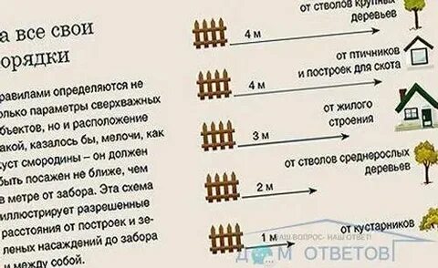 Высота забора норматив