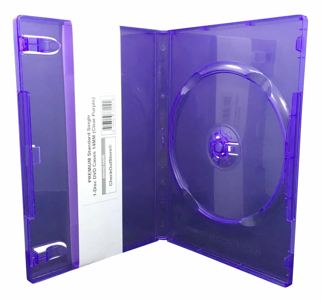 DVD Case Disc 4 pk Viva. Кейс для CD дисков. DVD Box 9mm глянец с фиксатором. Диски фиолетовые DVD.