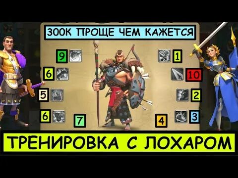 Тренировка с лохаром в rise of kingdoms