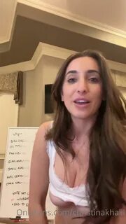 Check this Nude Video Tape of Christina Khalil Wet See-Through January Only...