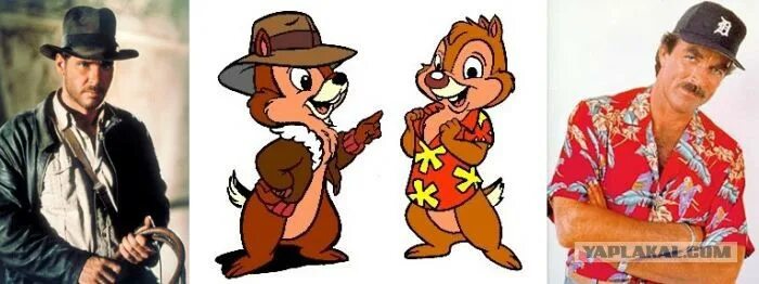 Детектив магнум и дейл. Индиана джонс и детектив магнум. Том селлек чип и дейл. Чип и дейл мультфильм 1947. Сыроед в компании чипа и дейла.