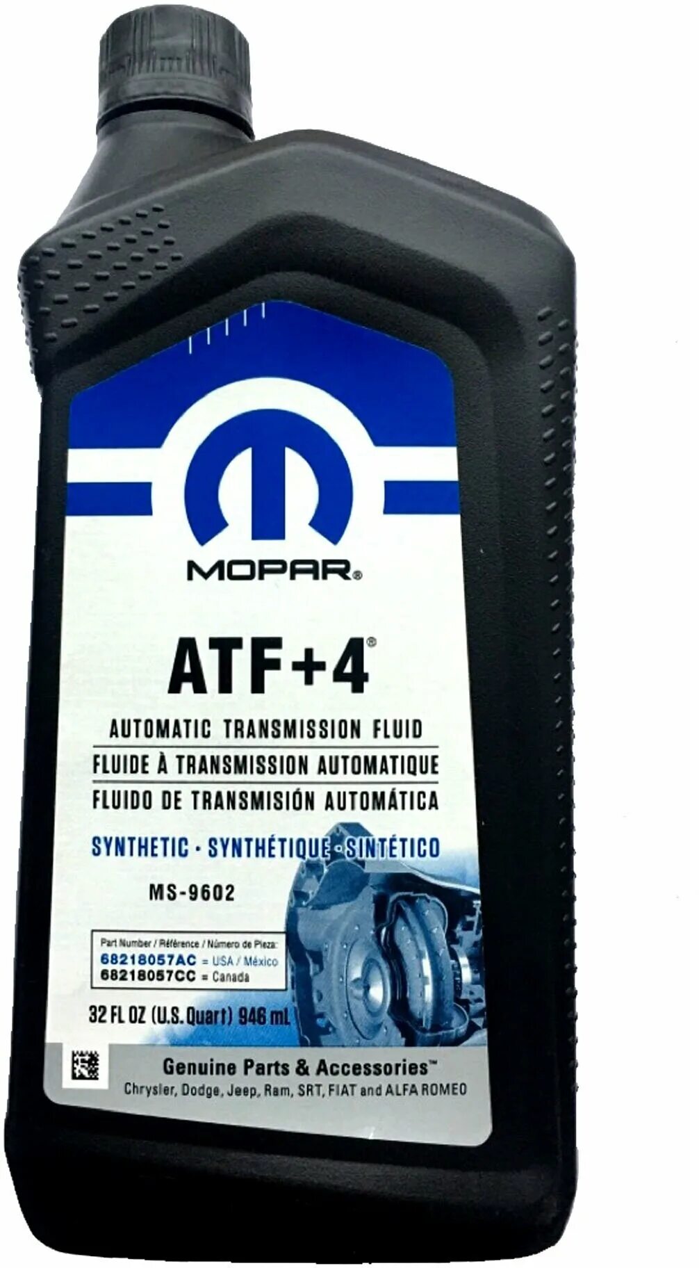 Atf 4 цена. Mopar 68218057ab. Mopar ATF+4 85. 68218057aa. JDA ATF 4l.