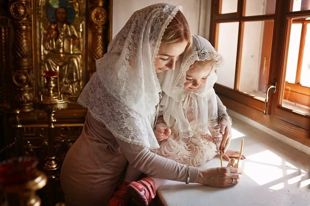 Крестить первую девочку