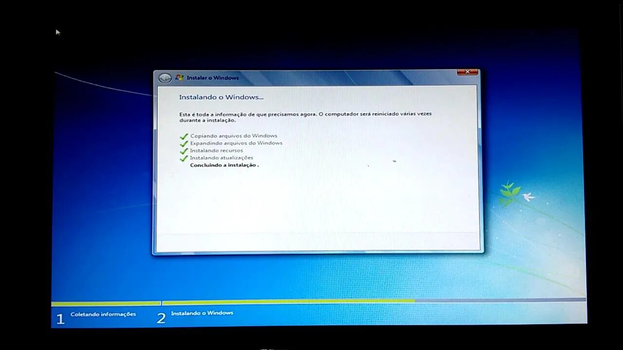 Установка виндовс 7 с диска