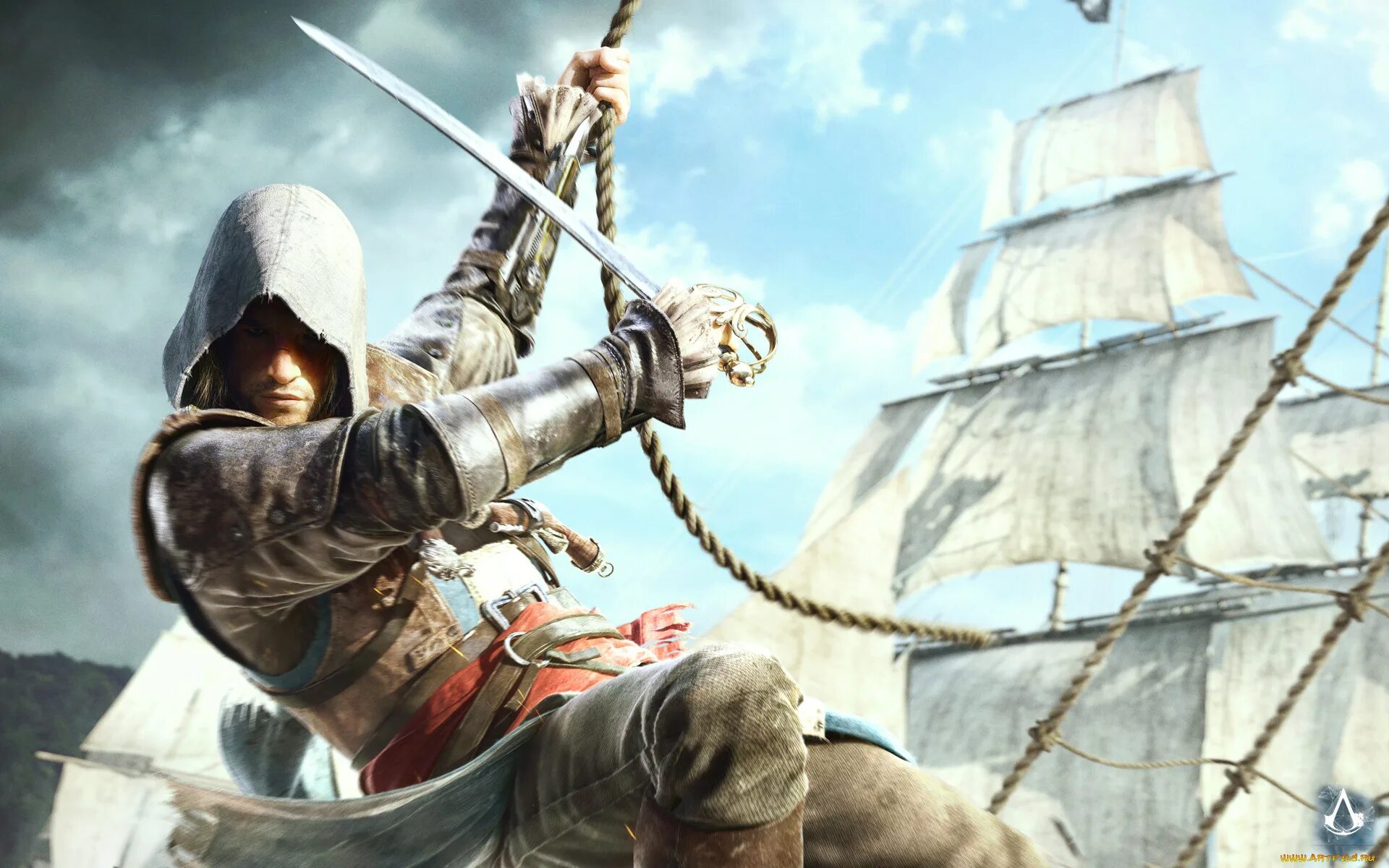 Assassin's Creed Edward Kenway. Найти ассасина черный флаг