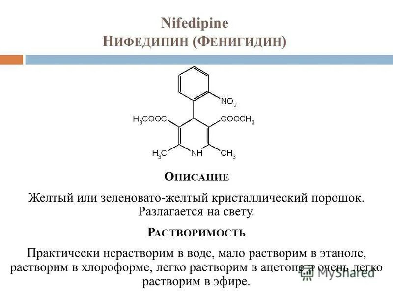 Дигидропиридины