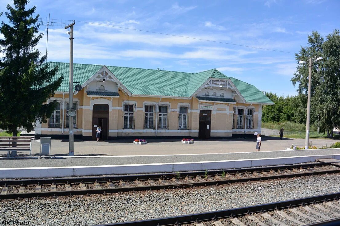 Калманка. Вокзал Калманка. Усть Калманка. Новороманово. Село Новороманово Калманский район.