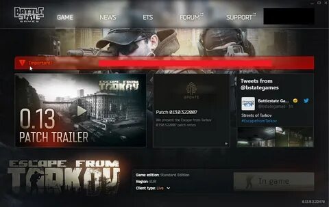 Tarkov лаунчер
