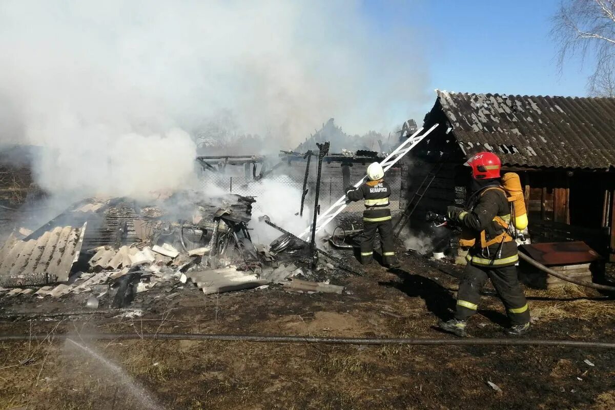 Повреждено пожаром