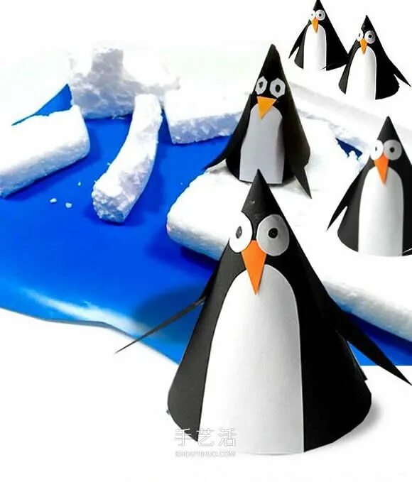 Пингвин из бумаги в подготовительной группе. Поделка пингвин. Поделка пингвин из бумаги для детей. Поделка пингвин. Конструирование оригами пингвин.