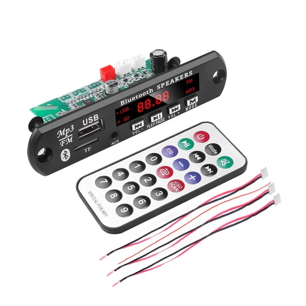 Аудио модуль декодер. Kebidu 5 v 12 v bluetooth mp3 декодер доска mp3 плеер car kit. bluetooth mp3 fm usb модуль с усилителем. kebidu usb mp3 fm адаптер. kebidu автомобильный аудио модуль.