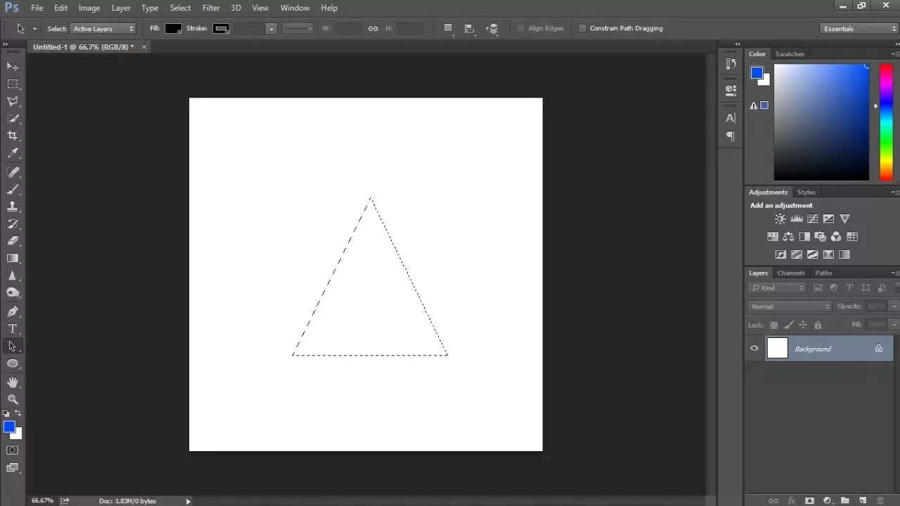 Make triangles