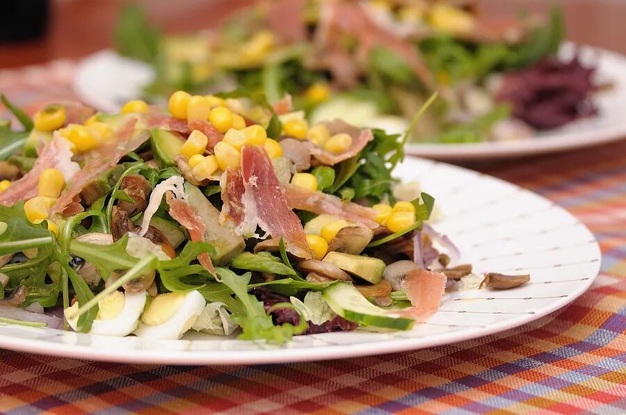 салат с хамоном рецепт