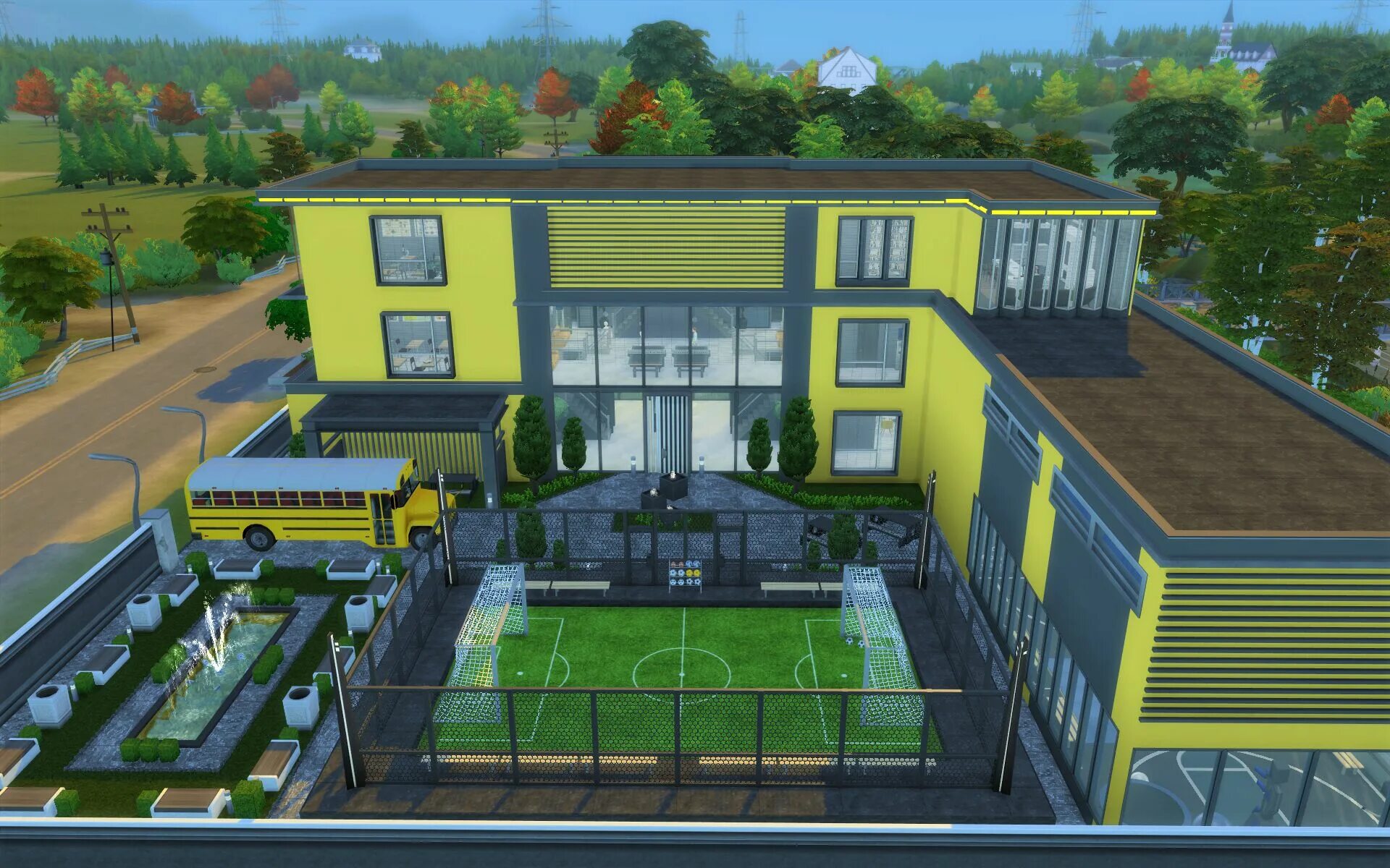 Школа интернат симс. Школа Пансион симс 4 здание. Elementary School the SIMS 4. SIMS 4 High School. Симс 4 старшая школа.