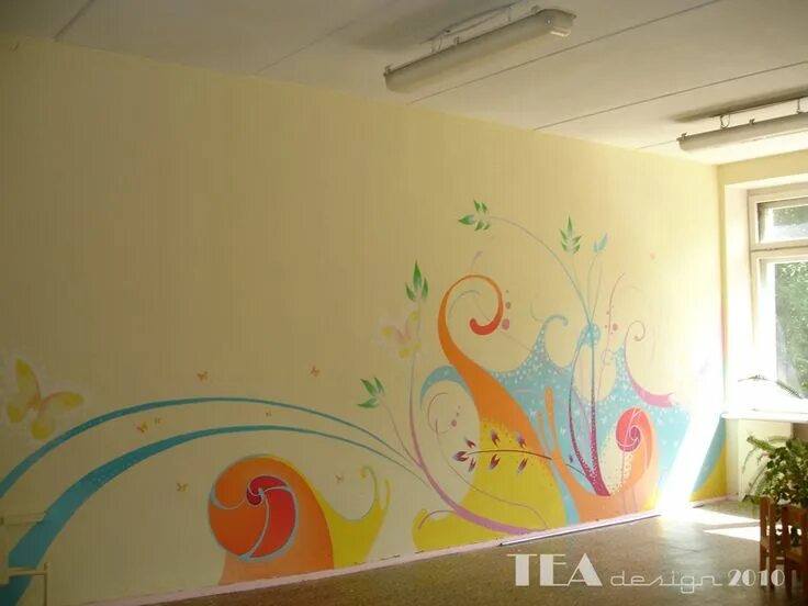Роспись стены в начальной школе - Фрилансер Dagda Decor dagdadecor - Портфолио -